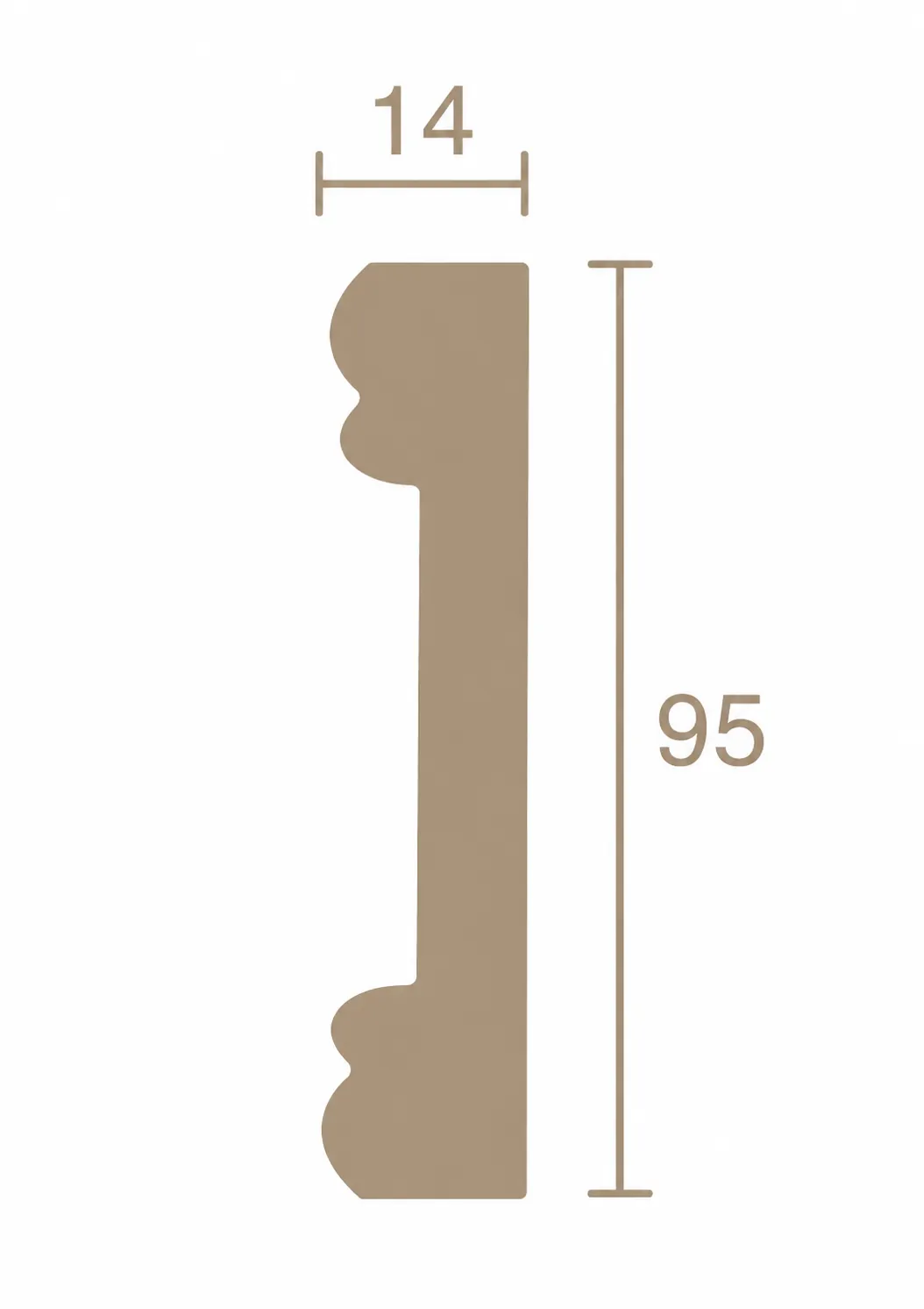 Format de Cimaise à Cannelures Verticales