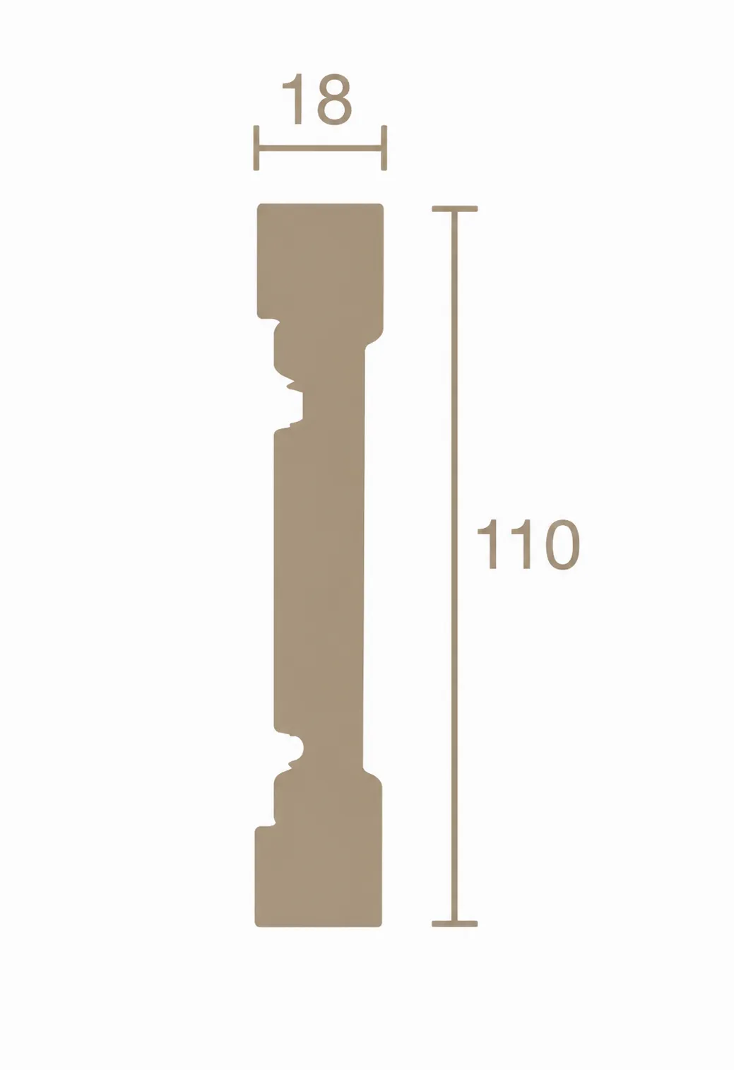 Format de Cimaise Grecque à Rosettes