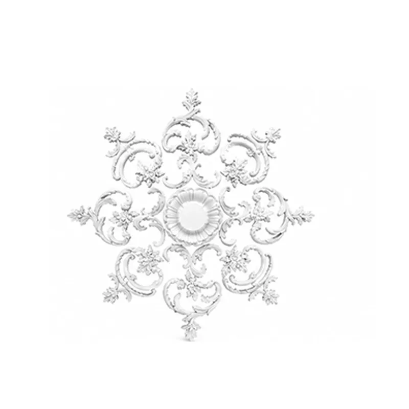Rosace de plafond Étoile Royale — Rinceaux rocaille Ø800