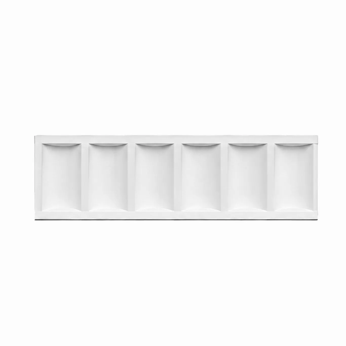 Frise murale à caissons 18 x 76 mm – Cimaise décorative à motif denticulé