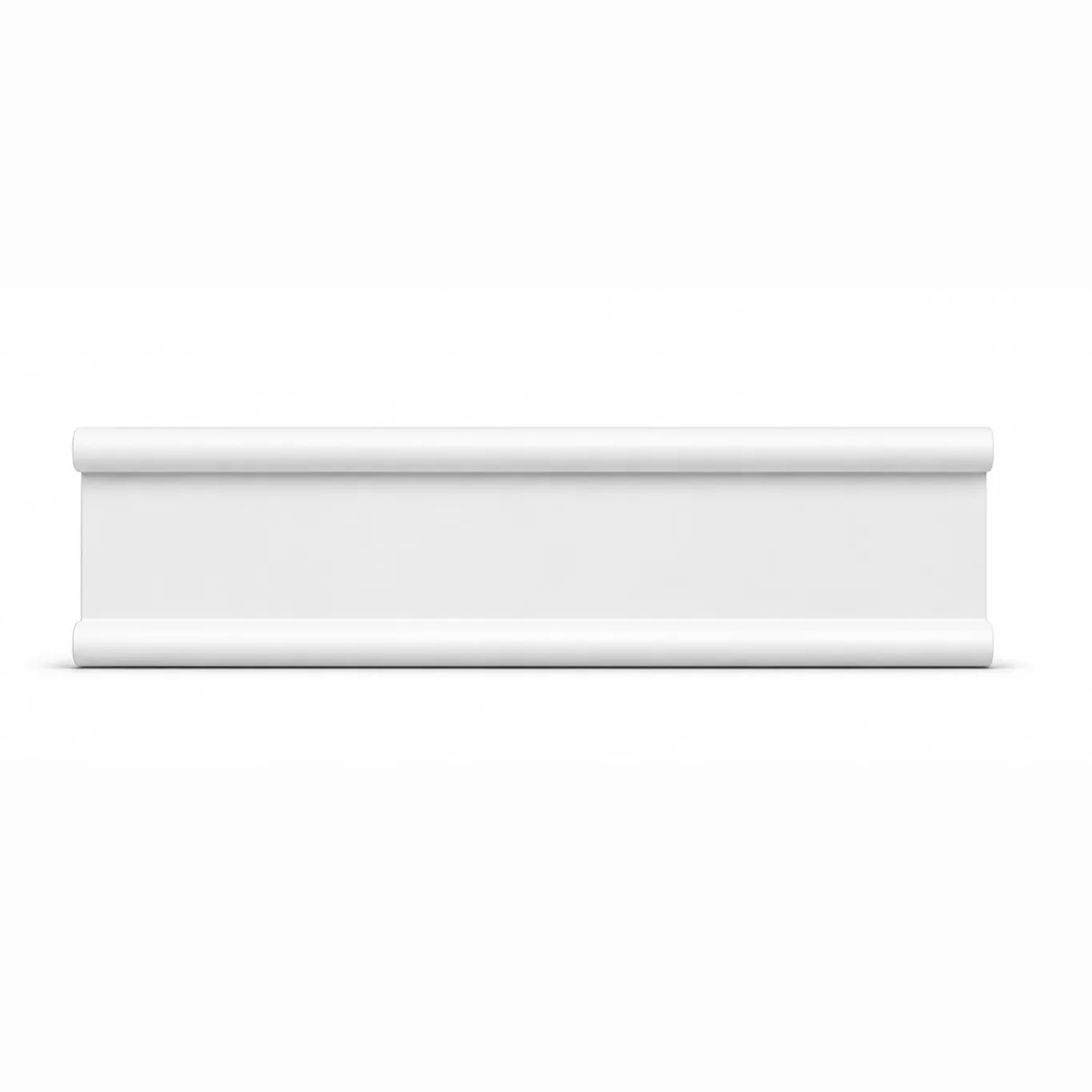 Moulure murale plate 17 x 63 mm – Cimaise décorative à bords arrondis