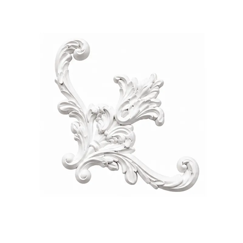 Ornement d'angle acanthe 173 x 173 mm – Applique décorative de coin
